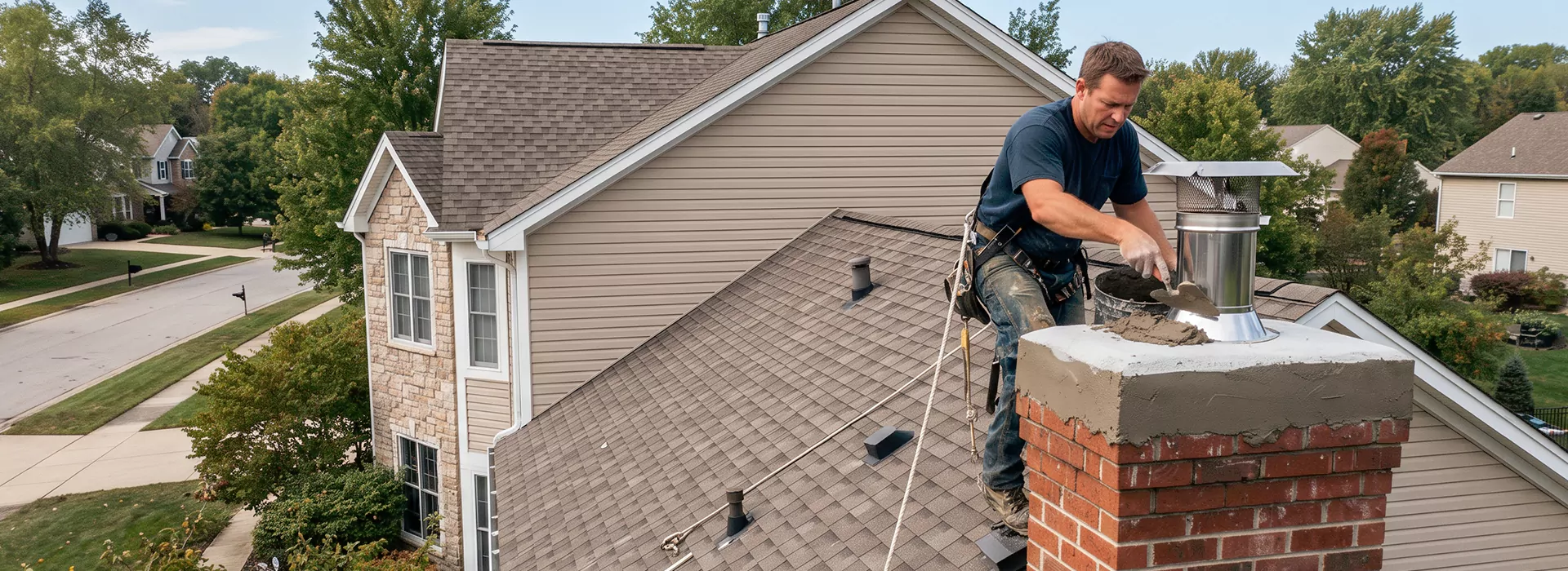 Chimney Crown Installation Houston, TX