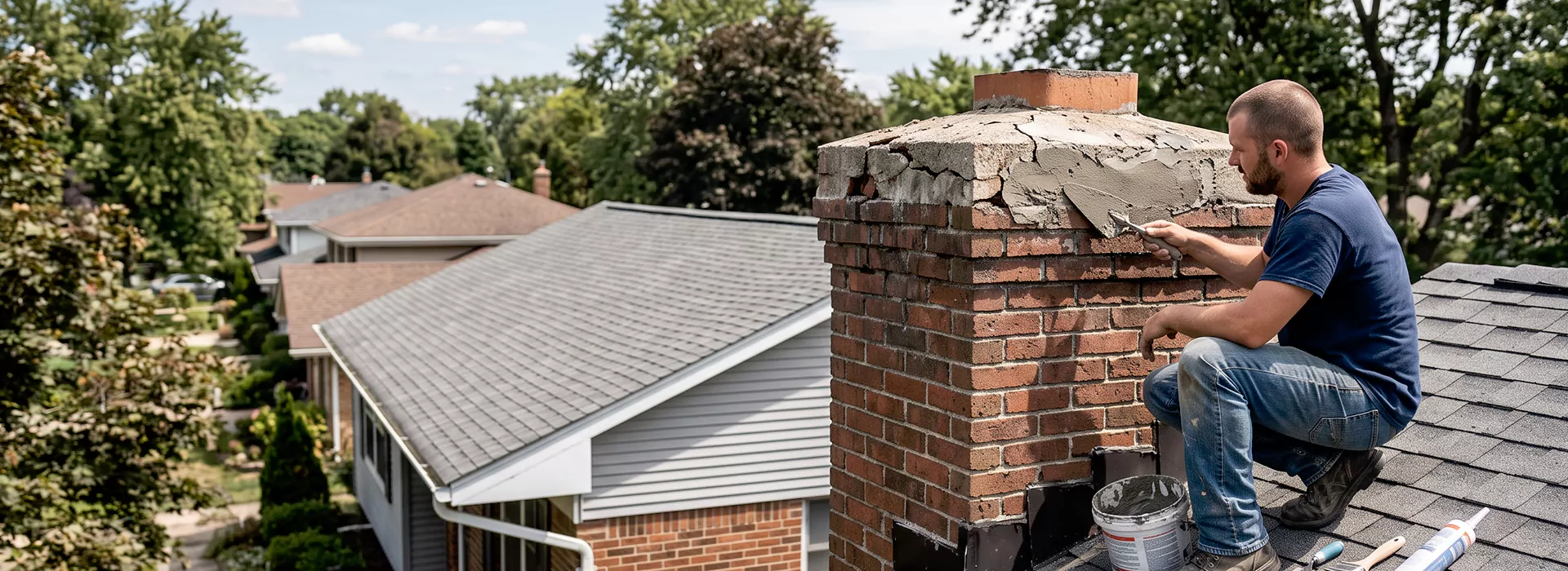 Chimney Crown Repair Houston, TX