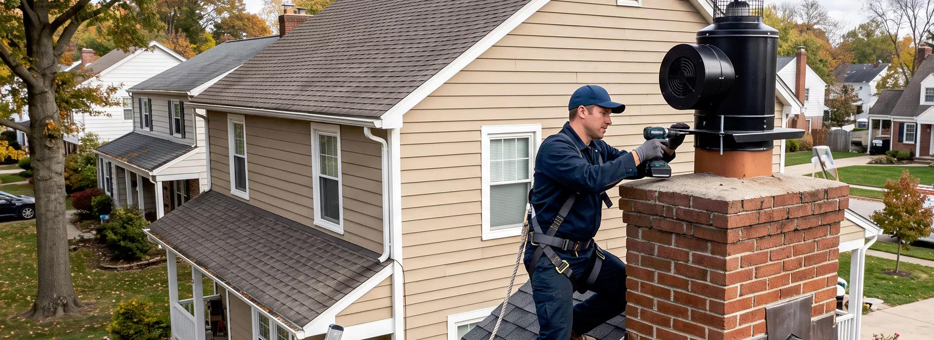 Chimney Fan Installation in Houston, TX