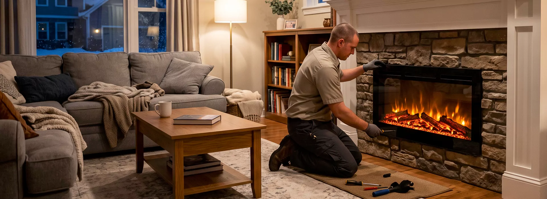 Electric Fireplace Installation Houston in Houston