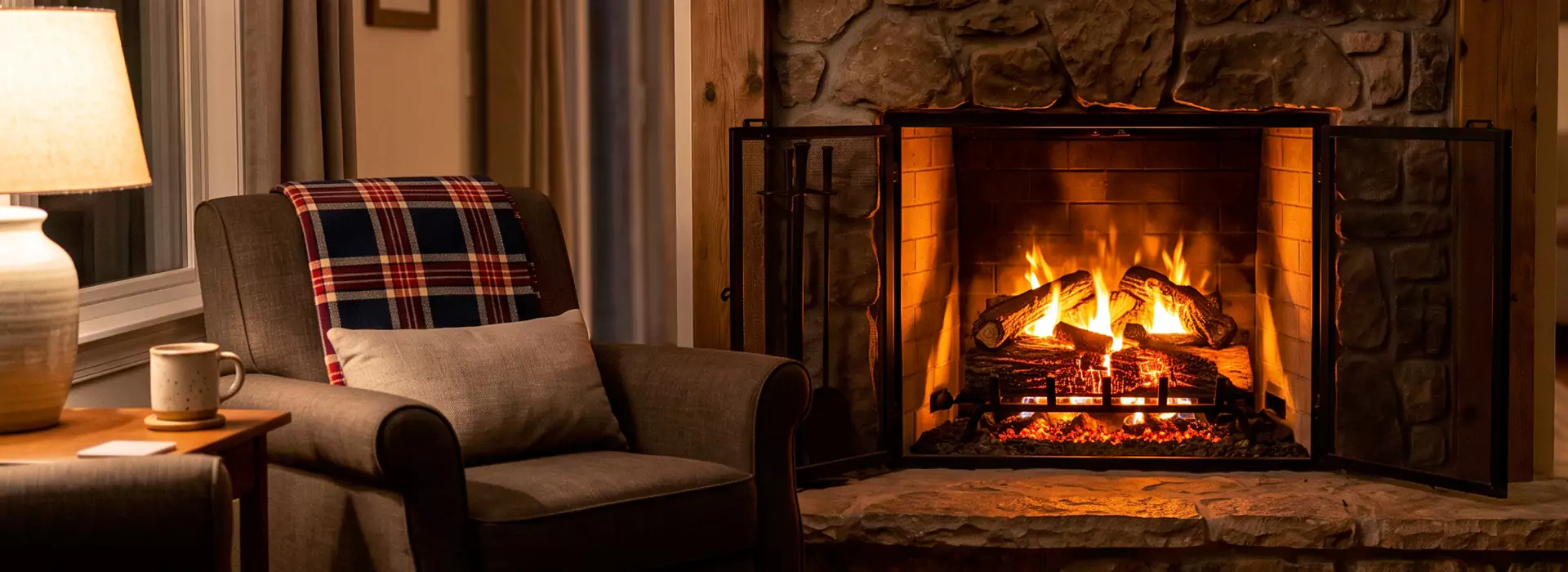 Electric Fireplace Logs in Houston, TX