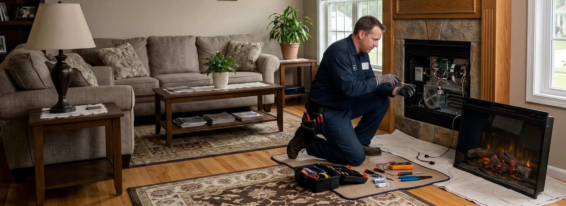 Electric Fireplace Repair in Houston, TX