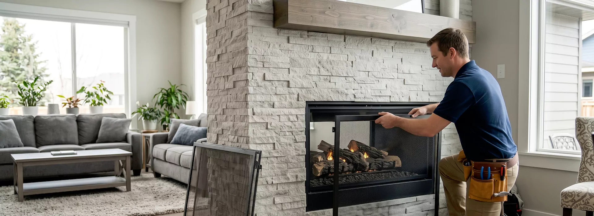 Fireplace Screen Replacement Houston, TX