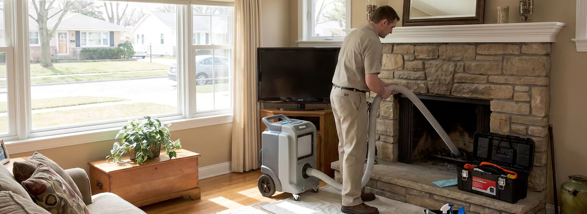 Fireplace Smell Removal in Houston, TX