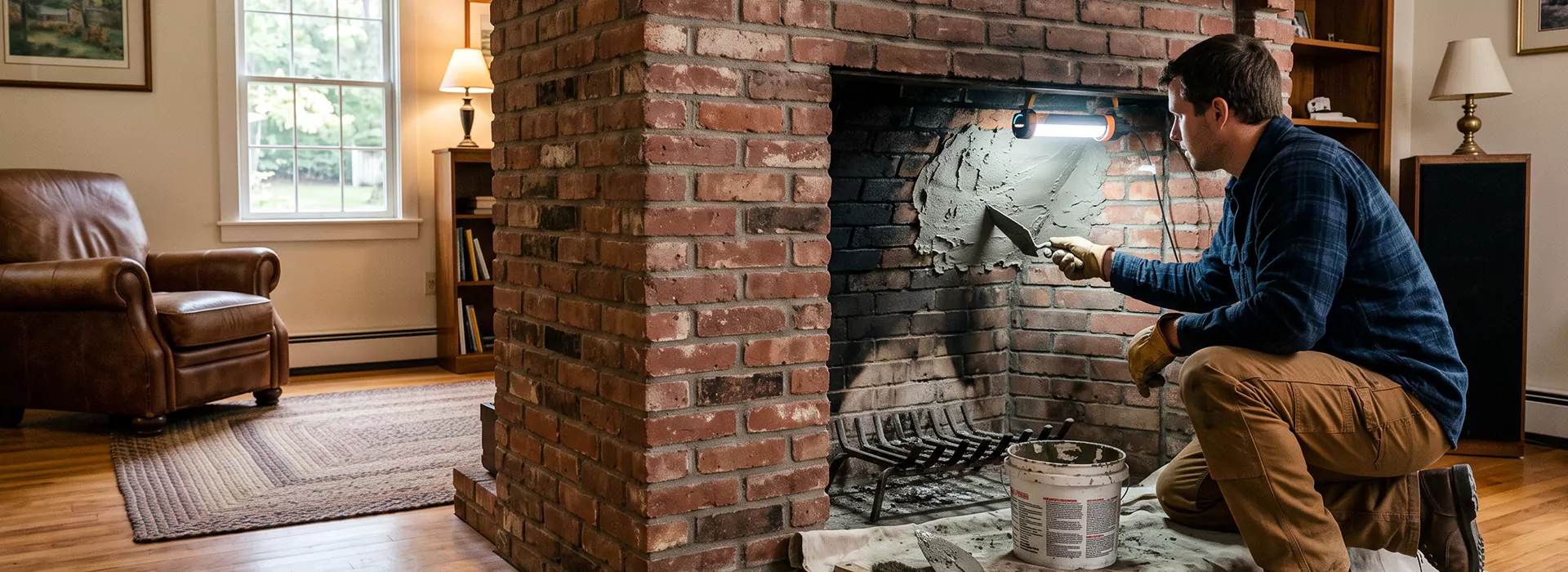 Fireplace Smoke Chamber Repair in Houston