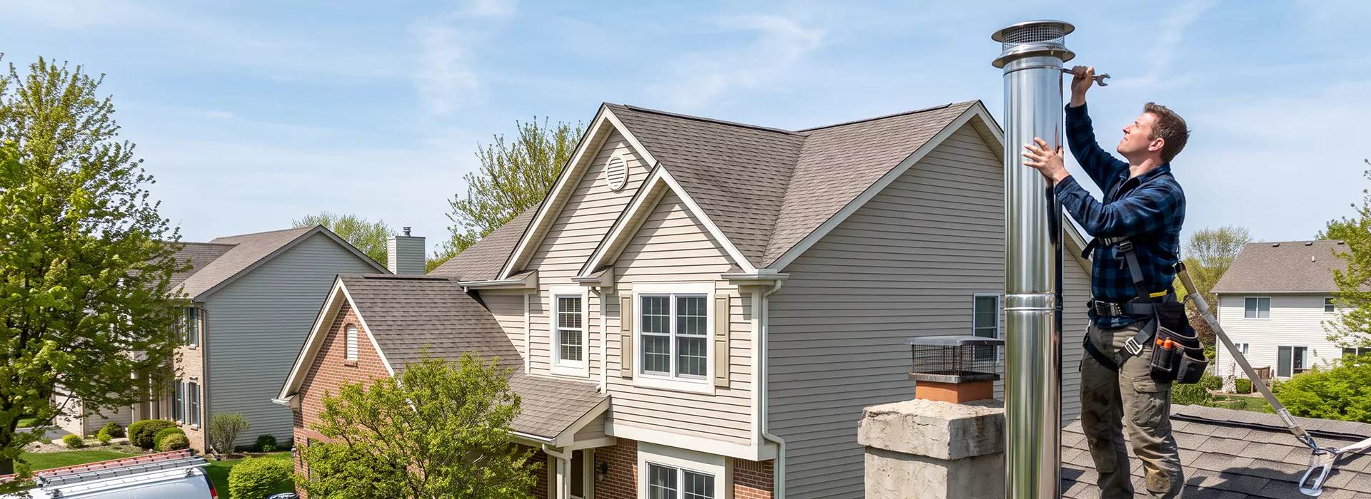 Metal Chimney Installation in Houston