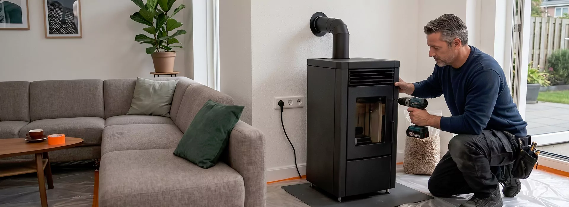 Pellet Stove Chimney Installation in Houston, TX