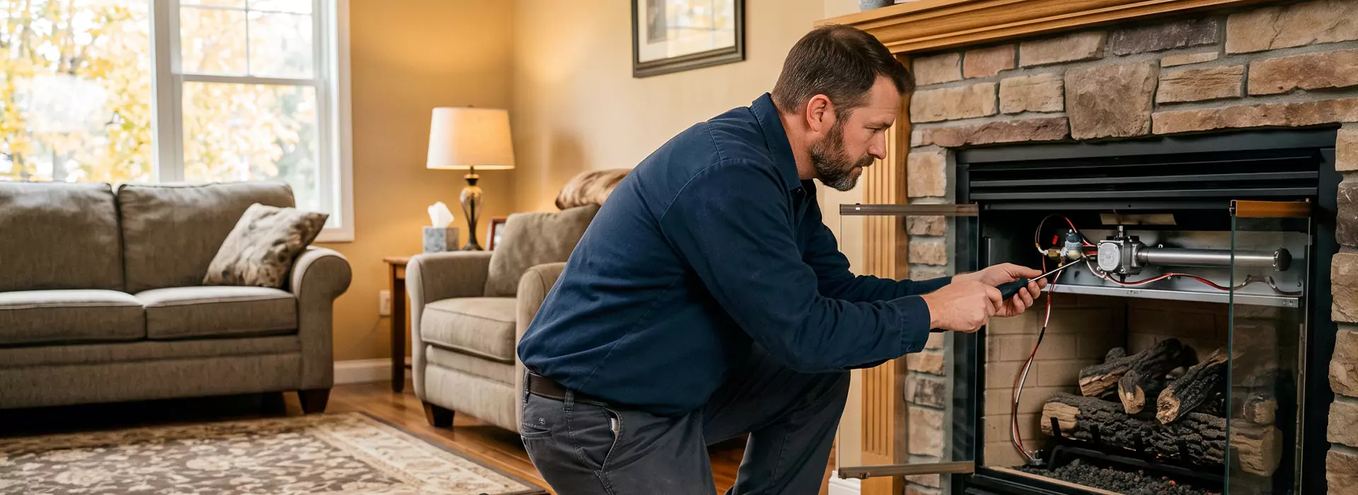 Propane Fireplace Repair in Houston, TX