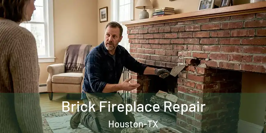 Brick Fireplace Repair Houston-TX