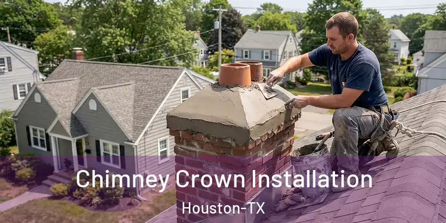 Chimney Crown Installation Houston-TX