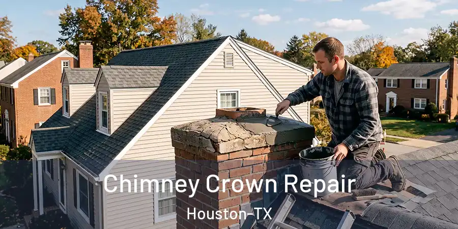 Chimney Crown Repair Houston-TX