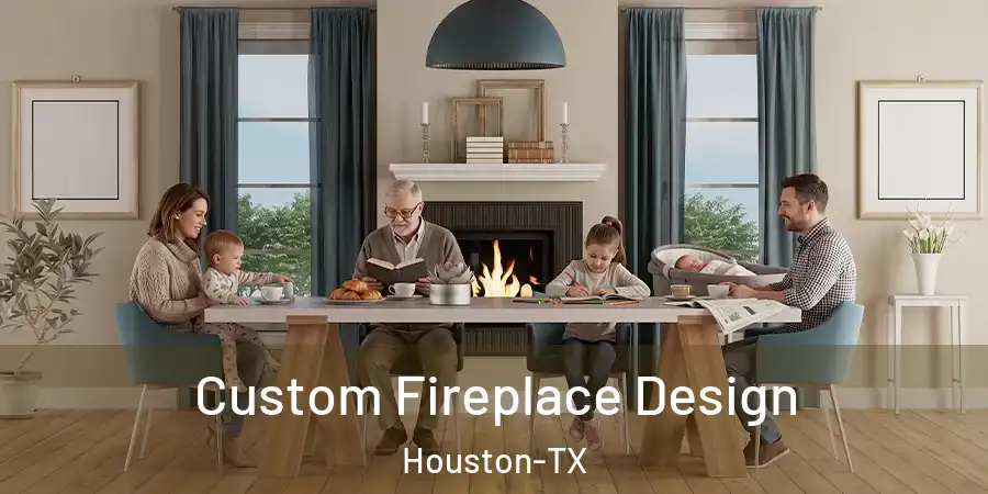  Custom Fireplace Design Houston-TX