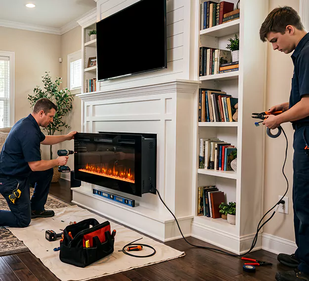 Certified Electric Fireplace Installation Company: Your Local Electric Fireplace Contractors in Houston, TX!