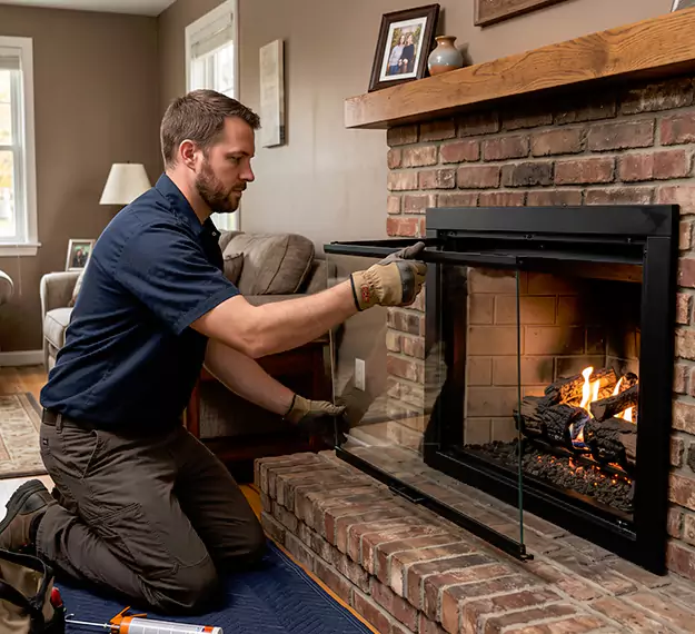 Certified Fireplace Glass Installation Company: Your Local Fireplace Glass Door Installer in Houston, TX