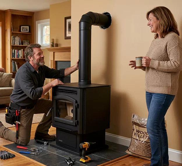 Certified Pellet Fireplace Installation Company: Your Local Pellet Stove Fitting Team in Houston, TX