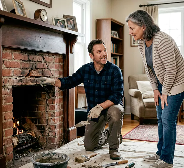 Why Houston Homeowners Choose Our Brick Fireplace Repair Team?
