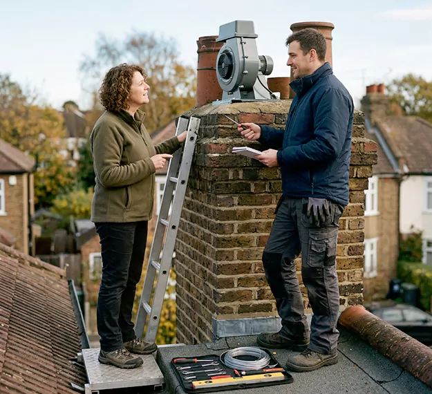Why Houston, TX Homeowners Choose Our Chimney Fan Installation Team?