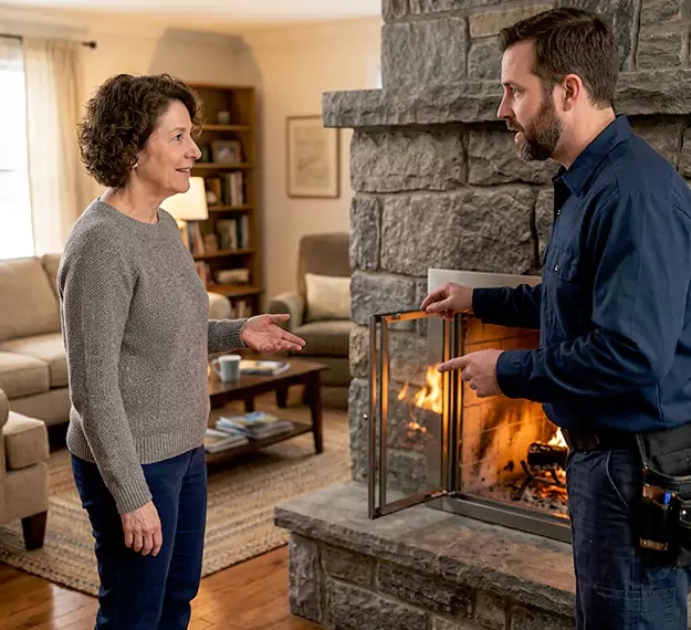 Why Homeowners Choose Our Fireplace Door Installation Team in Houston, TX?