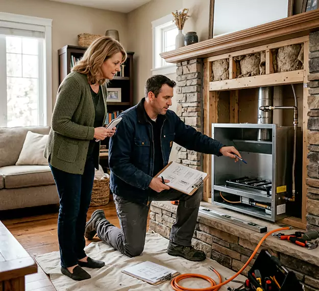 Why Houston, TX Homeowners Choose Our Propane Fireplace Installation Team?