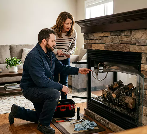 Why Houston, TX Homeowners Choose Our Propane Fireplace Repair Team?