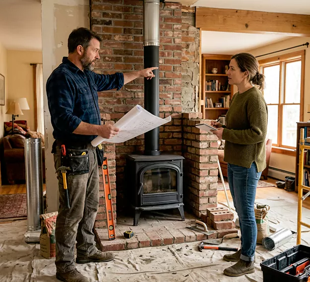 Why Houston Homeowners Choose Our Wood Fireplace Installation Team?