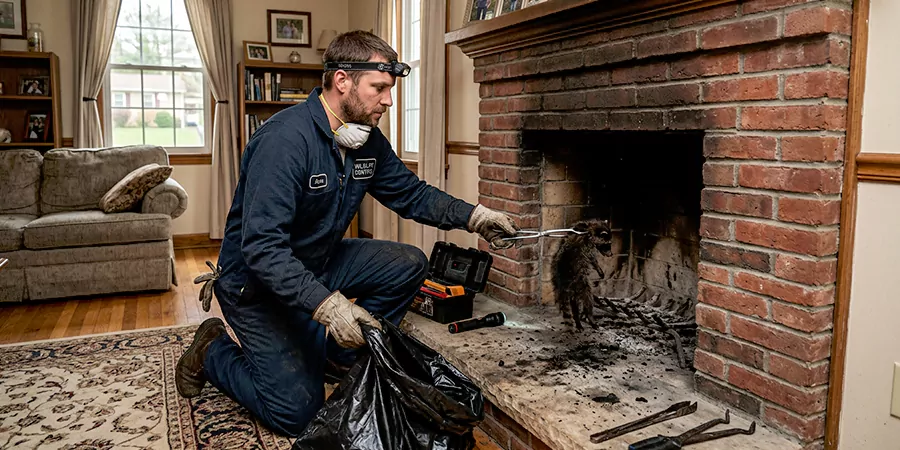 Dead Animal in Fireplace Removal Houston