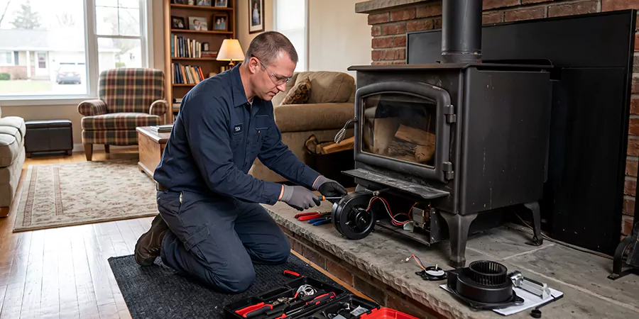 Wood Stove and Gas Fireplace Fan Repair Houston