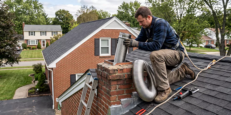 Chimney Sleeve Installation Houston