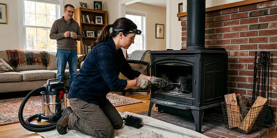 Wood Stove and Pellet Stove Cleaning Service Houston