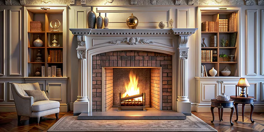 Classic Mantel Decor and Styling Houston