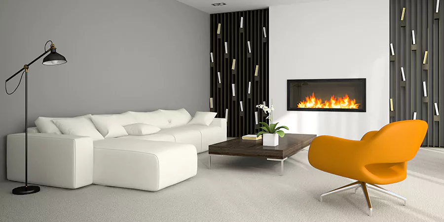 Custom Electric Fireplace Design Houston