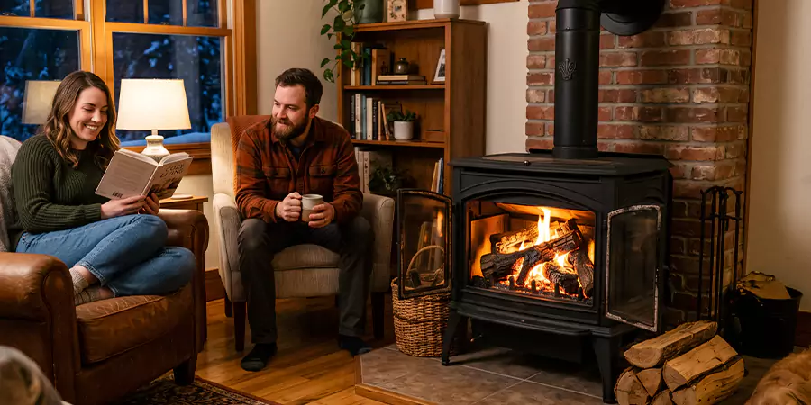 Faux and Fake Wood Burning Stove Logs Houston