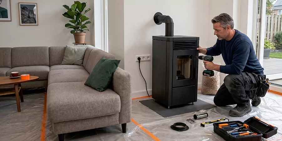 Fireplace Surround and Wall Installation Houston