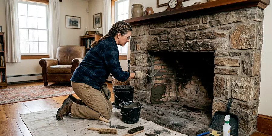Refurbish Wood Burning Fireplace Houston