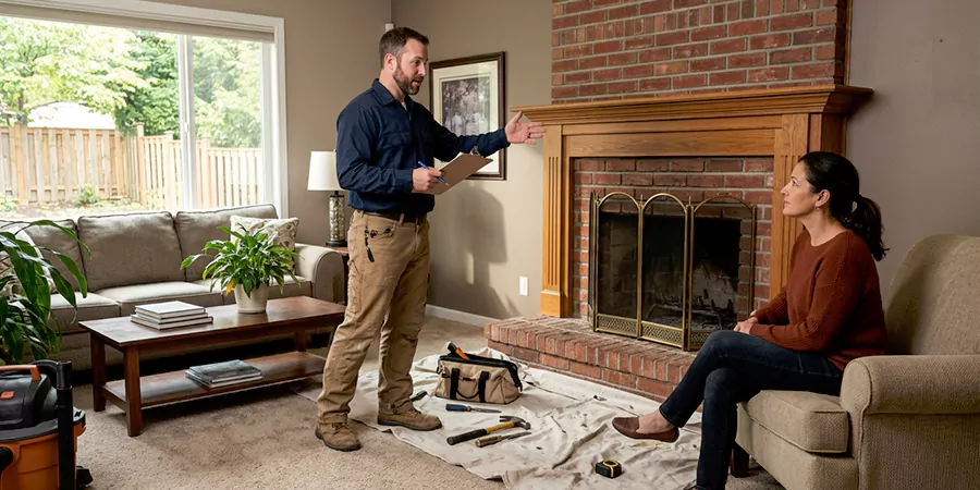 Fireplace and Chimney Removal Service Houston