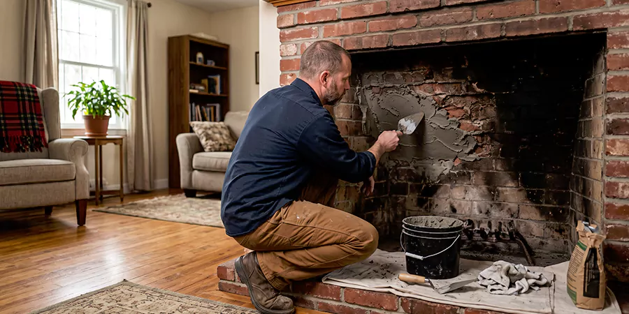 Modern Fireplace Refacing Houston