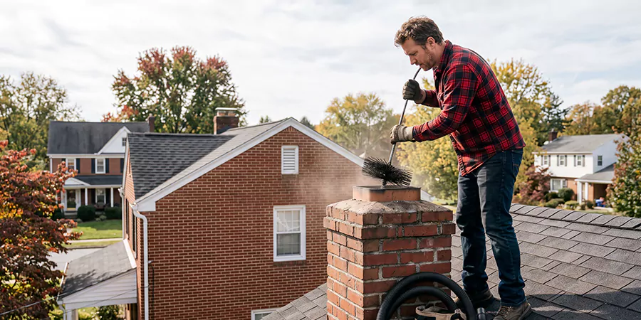 6 Inch Chimney Sweep Houston