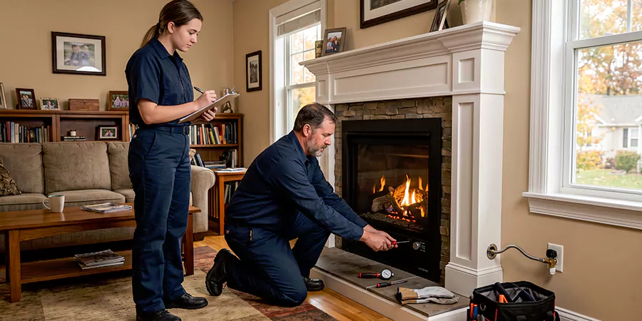 Fireplace Gas Line and Hookup Houston