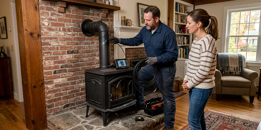 Wood Stove Chimney Inspection Houston