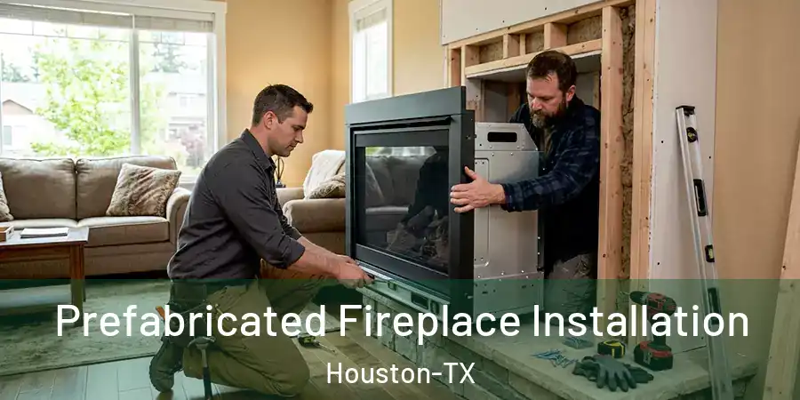  Prefabricated Fireplace Installation Houston-TX